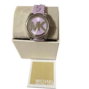 Michael Kors Lavender Strap Watch